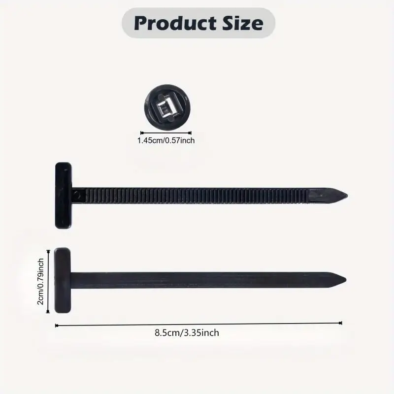50/100PCS Clamping Collar Cable Tie Clamping Scratch Cable Attache Cable Velcro Self Locking PP Cables Ties Fastening