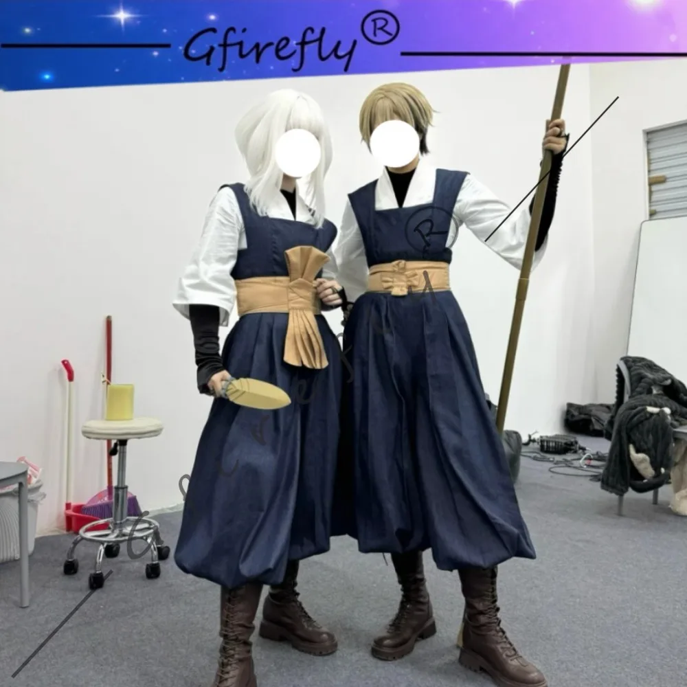

GACHIAKUTA Zanka Nijiku Hyo Cosplay Costume with Waist Seal Wig Adult Unisex Halloween Comic Con Stage Carnival Stage Outfit