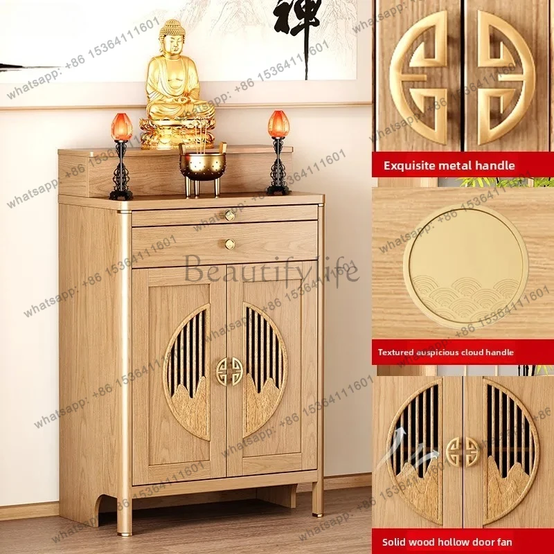 Buddhist shrine offering table, Shentai incense case, household use God of Wealth offering table incense case offering