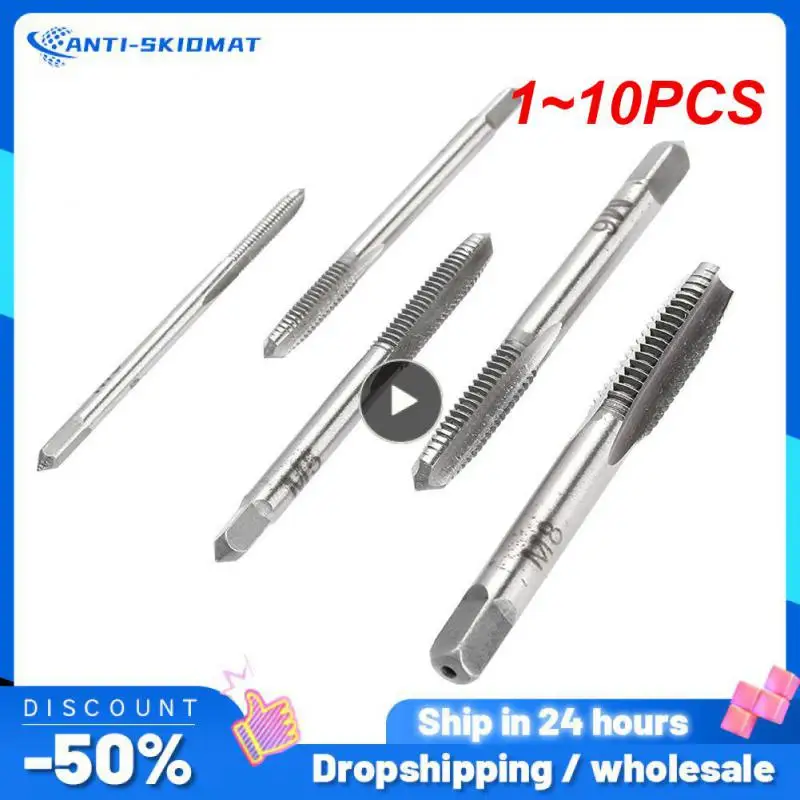 Metric Tap Set Of Taps Drill Bits T-type Wrench Sets M3-M8 Machine Spiral Point Screw Thread Tapping Tools Bit