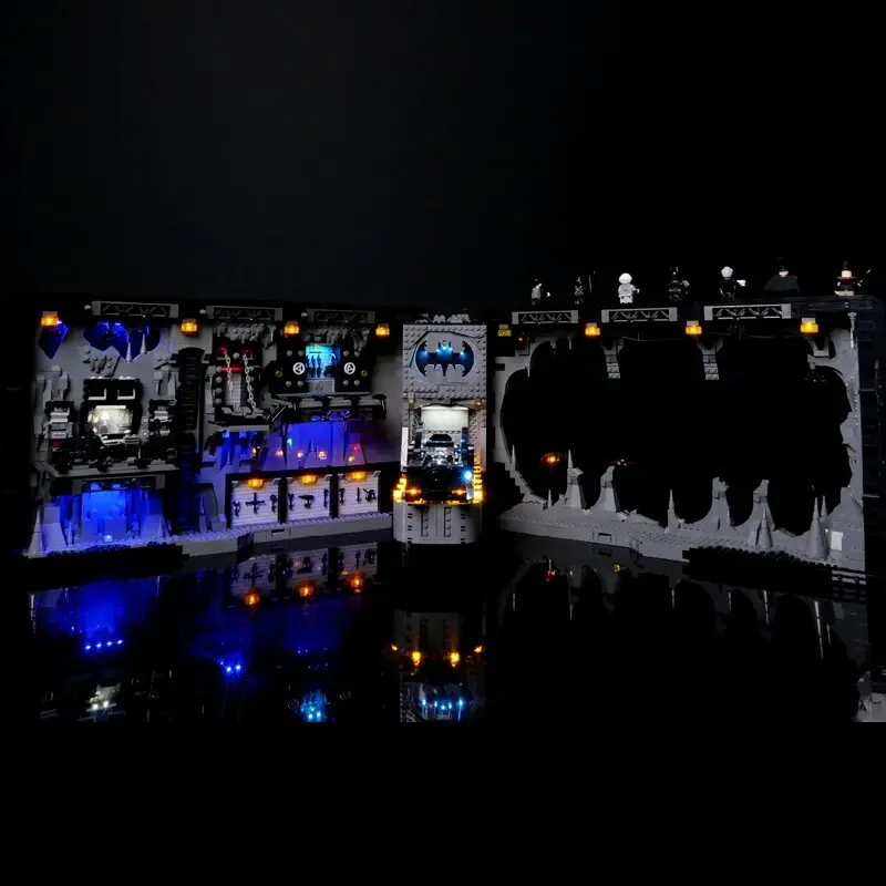 DIY LED Light Kit For LEGO 76252 Batcave Shadow Box ( Only LED Light,Without Blocks Model)