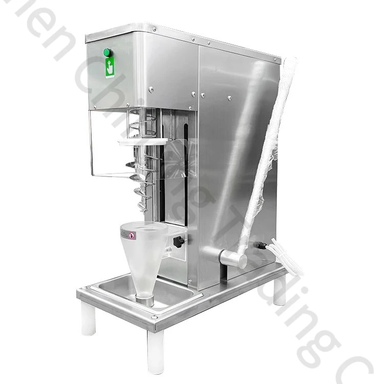 220V Stainless Steel Yogurt Ice Cream Machine Fruit Nut Ice Cream Mixer CYBQL-178T