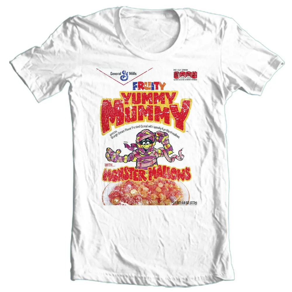 Yummy Mummy T shirt Monster Cereals adult regular fit cotton graphic tee