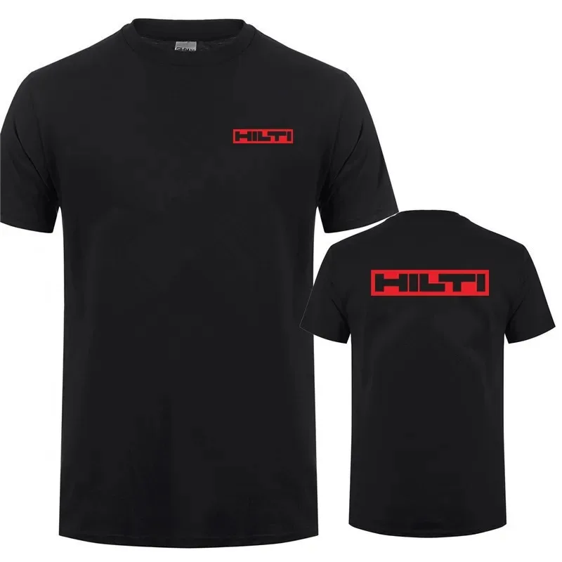 Hilti Maschine T-Shirt Baumwolle Männer Sommer Hip Hop T-Shirt lustige Hilti T-Shirt Mann T-Shirt Baumwolle gedruckt Rundhals ausschnitt lose lässige Top