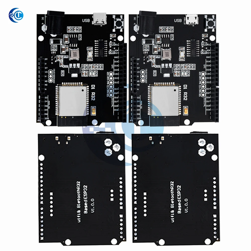 TYPE-C For Wemos D1 ESP32 ESP-32 WiFi Bluetooth 4MB Flash For D1 R32 Board Module CH340 CH340G Development Board For Arduino