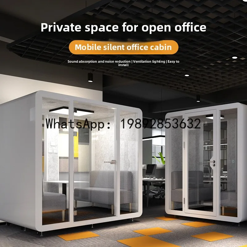YFY Mobile Conference Room Soundproof Room  Warehouse Recording Studio Study Live Streaming Silent Cabin Drum Set Piano Room