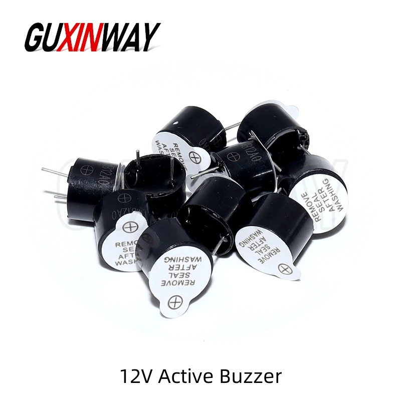 10 قطعة 12*9.5 مللي متر جديدة ومبتكرة لاردوينو مكبر صوت صغير التوصيل 3 فولت 5 فولت 12 فولت طنان نشط مغناطيسي طويل نغمة صفارة مستمرة