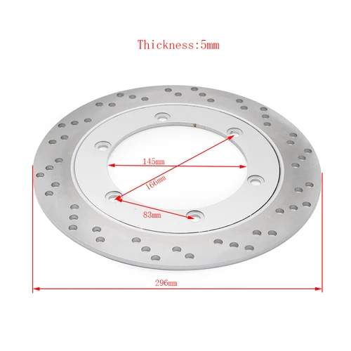 Imagen 2 del producto Rotor de disco de freno delantero de motocicleta para Honda CB500 NV400 NC40 Shadow Slasher NT650 NT700 Deauville CB750 VFR750F VT750 CBR1000F