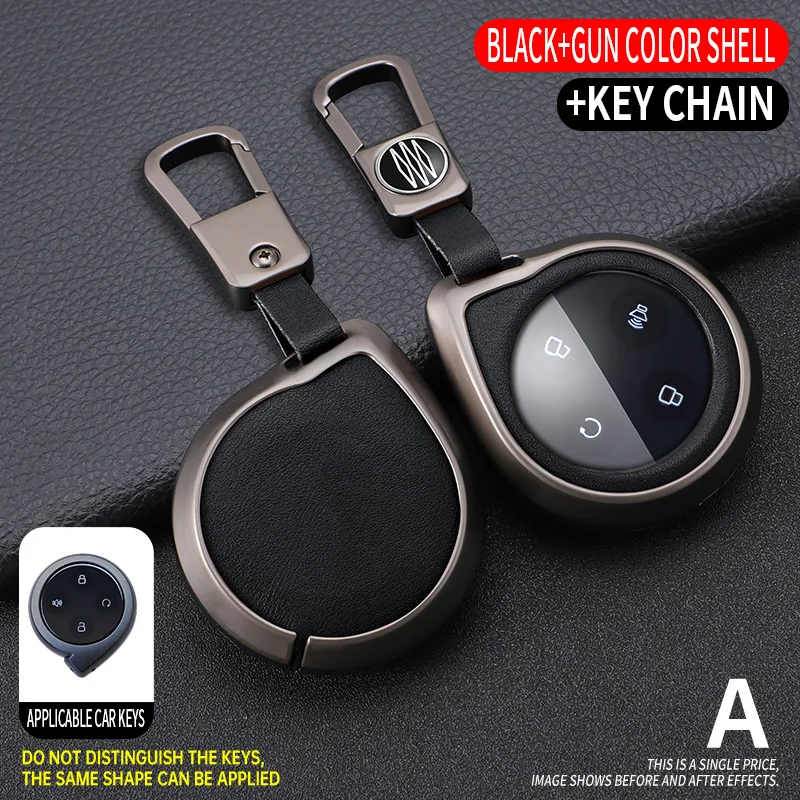 

Zinc Alloy Car Remote Key Case Cover Bag For Great Wall Mountains Seas POER Truck GWM P Series Pickup 2023 Keychain Accessories