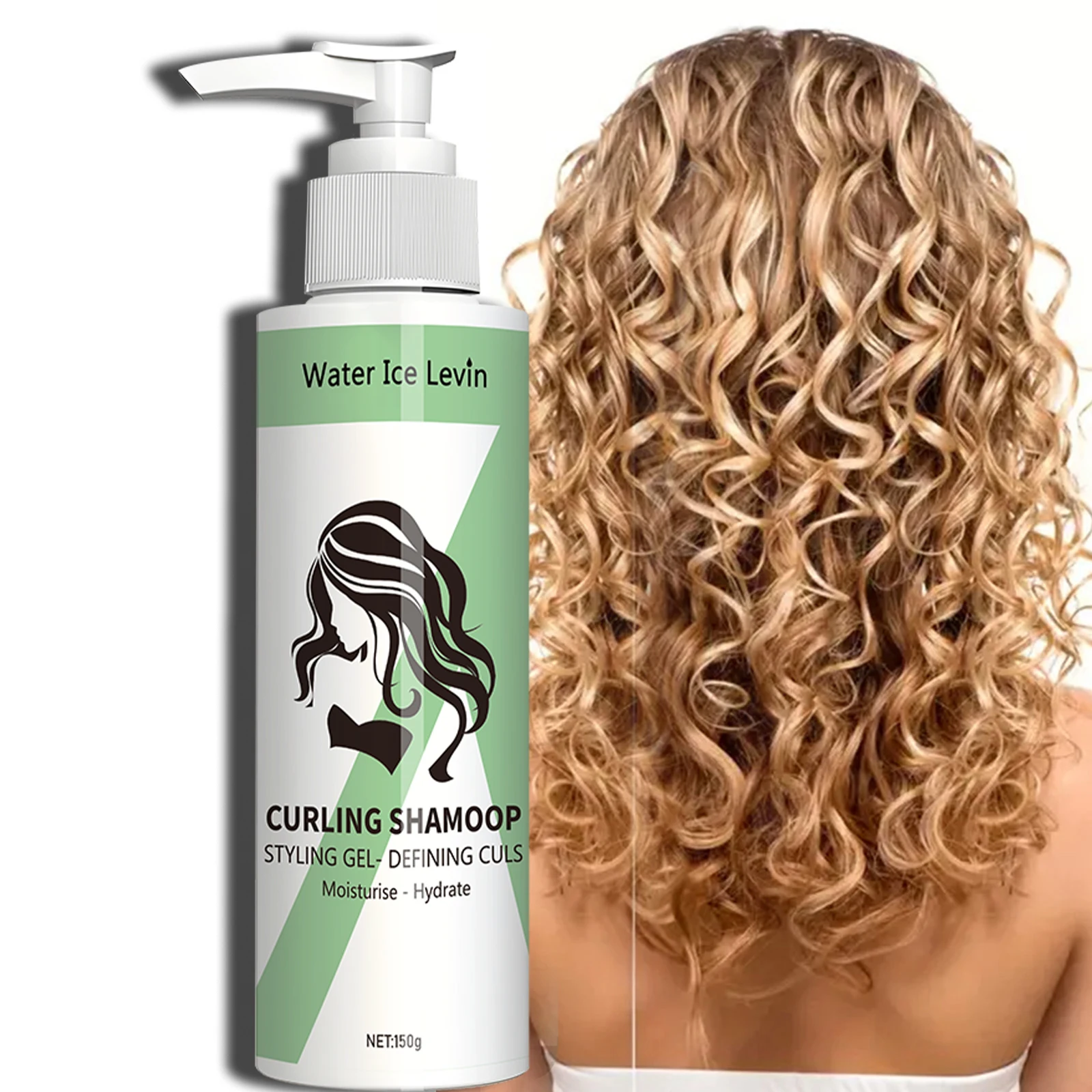 Champú para cheveux normaux - acondicionador neutro, 150 g hidratante curl elástico