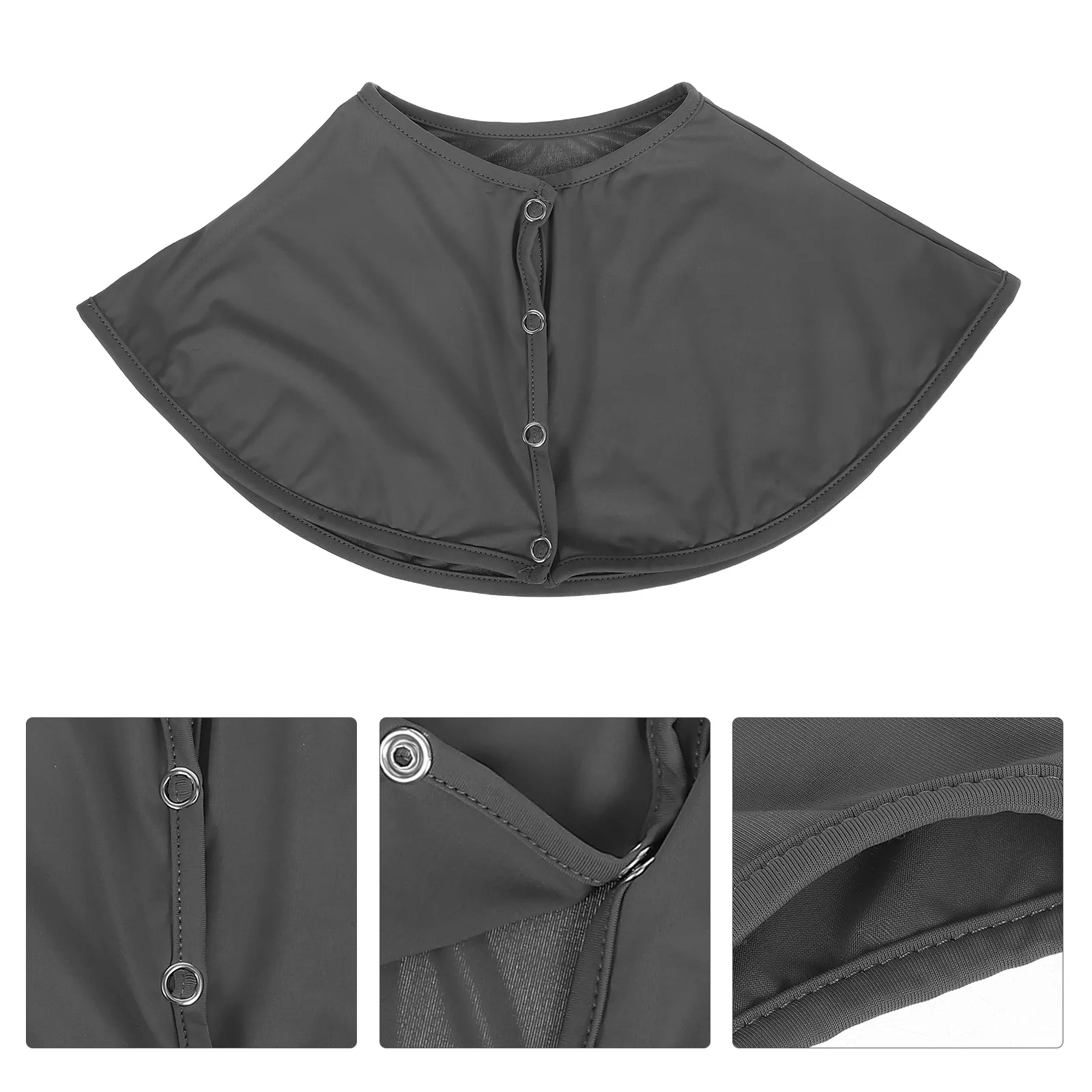 

Sun Protection Shawl Thin Shoulder Drape Ultraviolet Light Dark Grey Nylon Outdoor Cover Miss