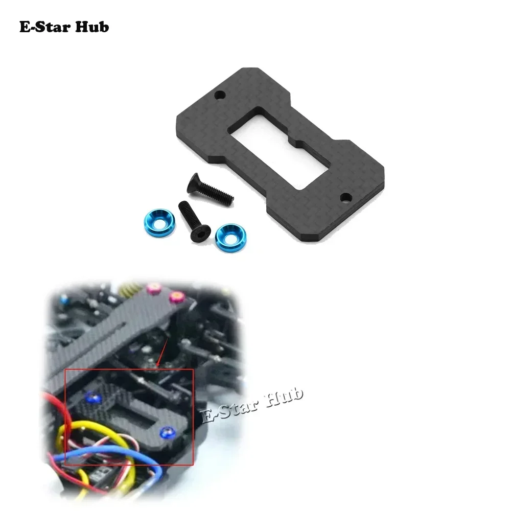 

Servo Seat Reinforcement Plate for 1/10 RC Car Tamiya TT02 Strengthening The Steering Gear Connection and Steering LY92