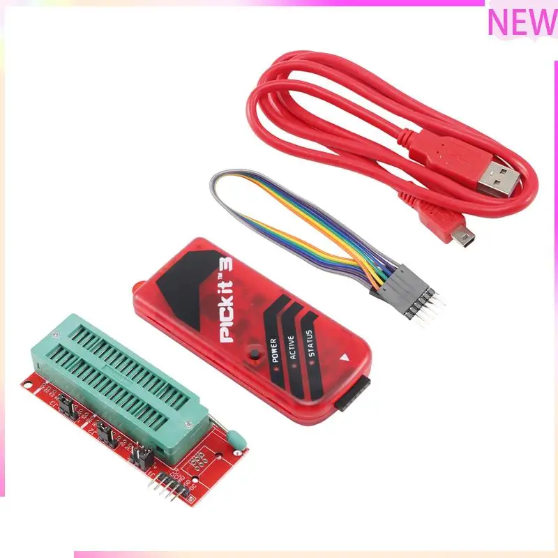 B27B PICKIT3 Programmer + PIC ICD2 PIC Kit 2/3 Programming Adapter Universal Programmer Seat FZ0508