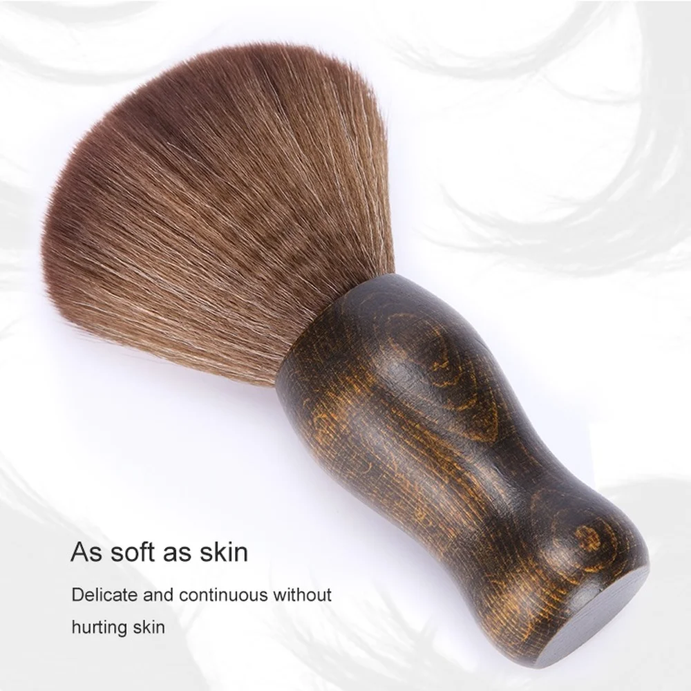 المهنية تنظيف الشعر الكافور فرشاة ماكياج الرقبة الشعر التهيأ الحلاقة كنس اللحية طقم فُرش للماكياج اللحية تنظيف