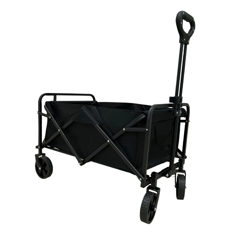 

5 inch 7 inch tank wheel outdoor camping cart portable foldable hand trolley camp trolley