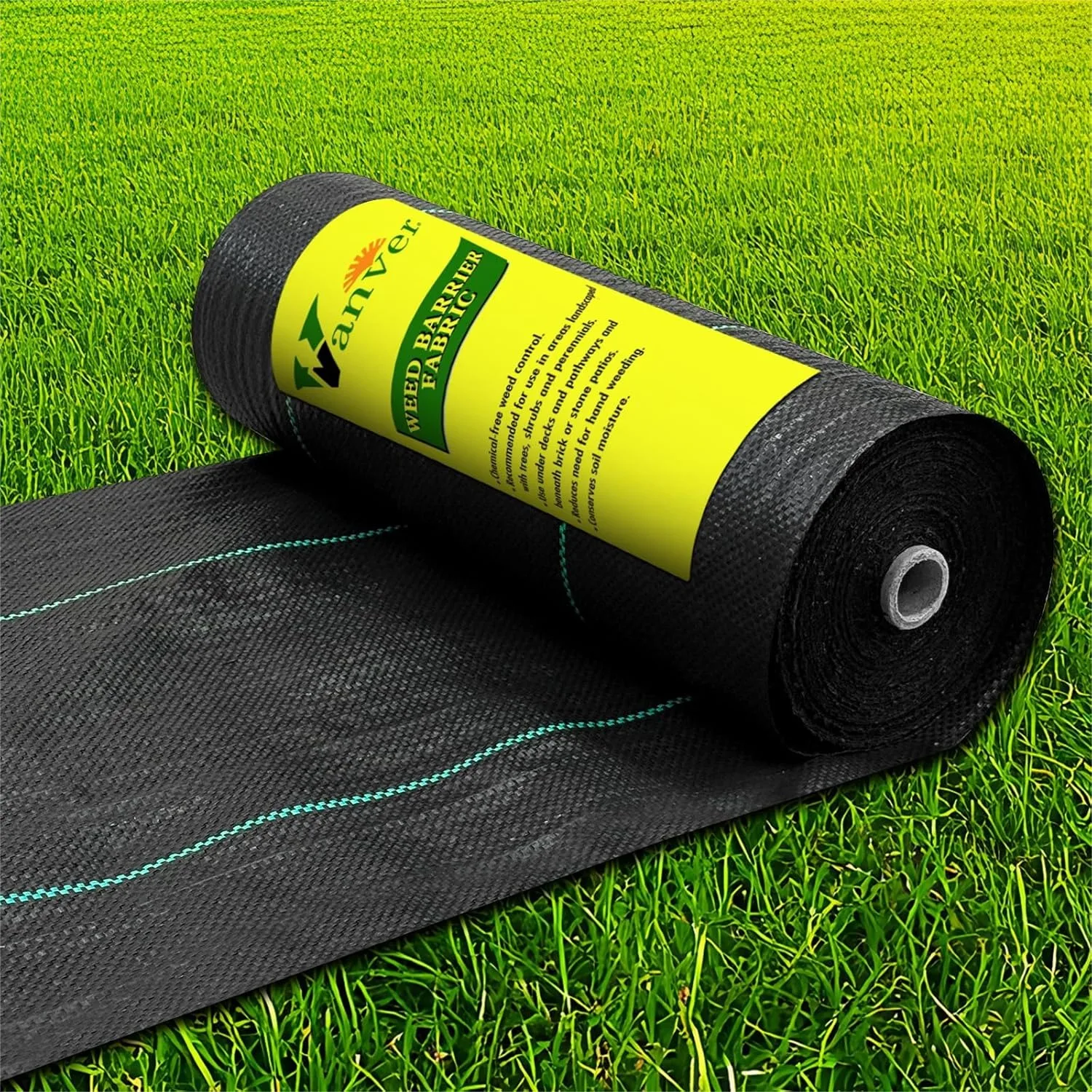 Weed Barrier Landscape Fabric Heavy Duty, 2.8FT x 50FT for Weed Control, Durable Ground Cover with Woven Cloth