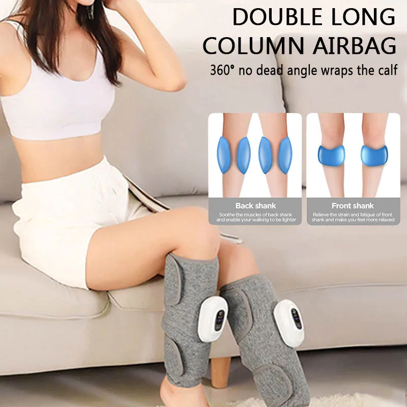 

Электрический массажер для ног Relax Leg 3 режима 360° ° Воздушная подушка под давлением, массаж ног, расслабление мышц икры, кровообращение, снятие давления