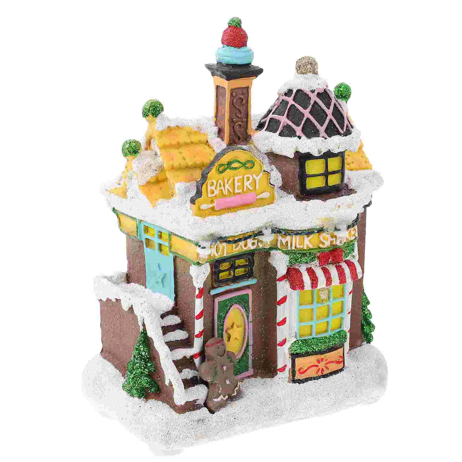 Nativity Snow Globes That Light up Cookie Glow Shack Christmas Ornaments Luminous House Snowball Outdoor Decorations