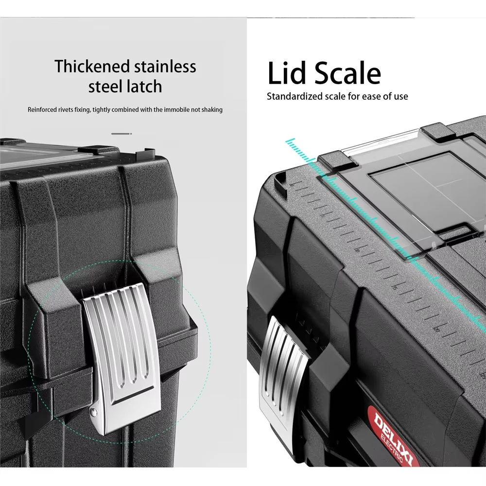 Multi-Layer Folding Tool Box Electrician Tool Organizer Multifunctional Tool Box Home Hardware Accessories Portable Storage Box