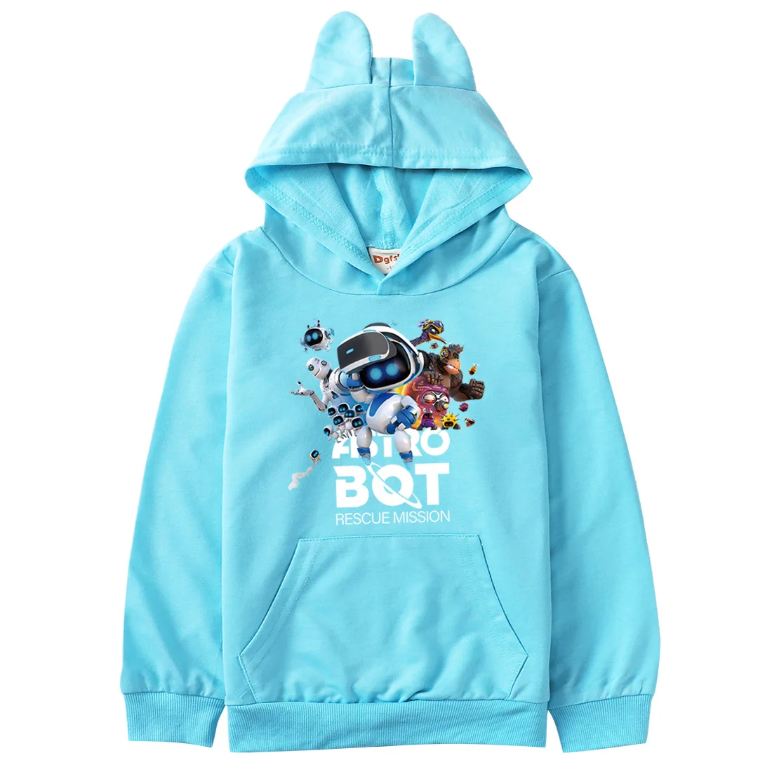 Newest ASTRO BOT Clothes Kids Playroom Astrobot Hoodie Boys Cartoon Sweatshirts Baby Girls Long Sleeve Coats Children's Clothing