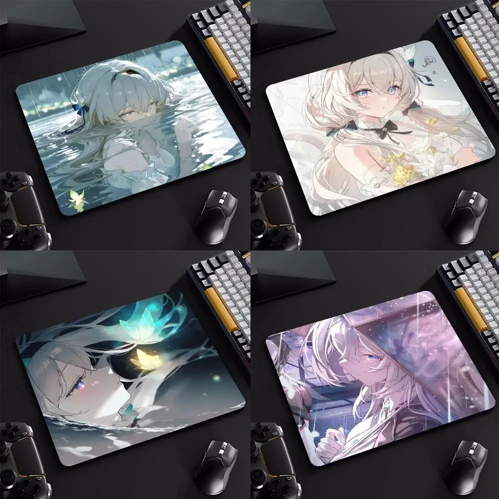 Honkai Star Rail Firefly Mouse Pad Cartoon rubber Small mouse pad desktop computer office keyboard e-sports ROGs game