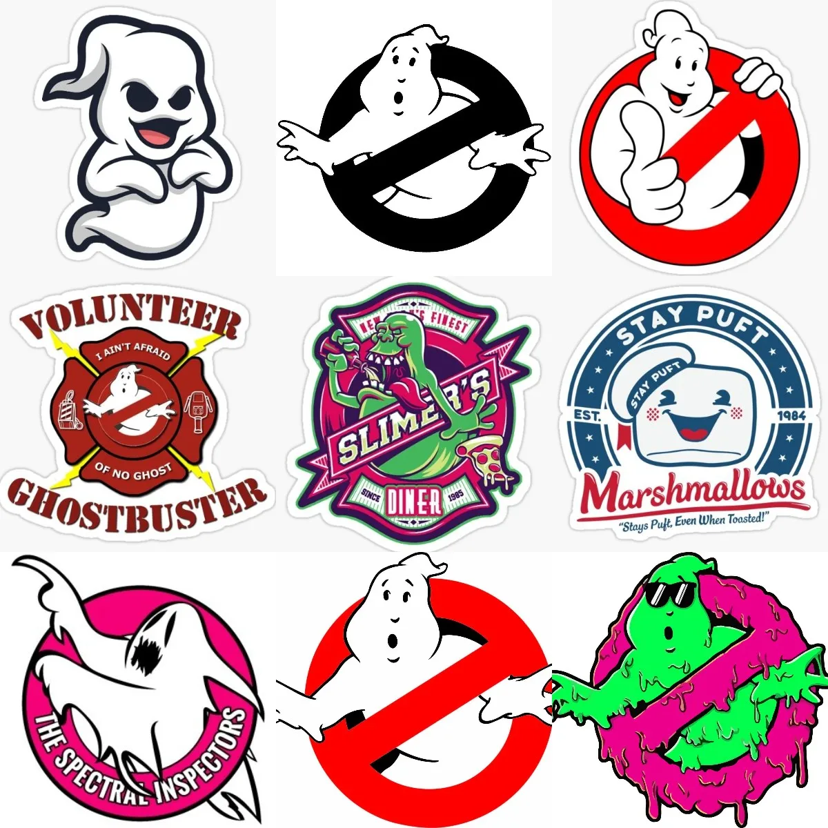 Ghostbusters Catoon Creative Personalized Sticker Accessories for Decorate Window Car Motorcycle Wall Room Camper Van Off-road