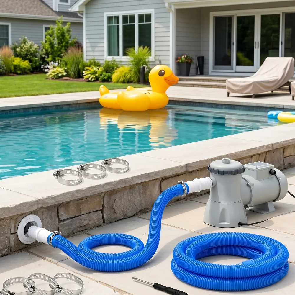 1.5m Swimming Pool Pump Replacement Hose 32mm Above Ground Pools Filtration Pump Hoses For INTEX 300/330/530/1000 Accessory
