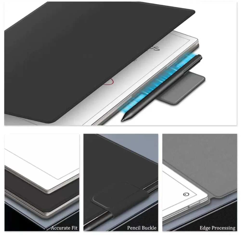 Etui Funda Cover do Remarkable Paper Pro Move 7.3' z klipsem na rysik, funkcją automatycznego usypiania/budzenia, cienkie, z adsorpcją. — zdjęcie produktu 6