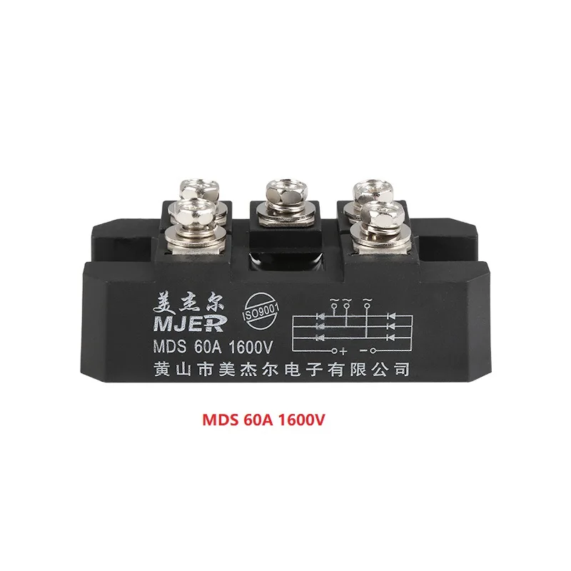 

High Power MJER Three Phase Bridge Rectifier Diode Modules Rectifier MDS60A 75A 100A 150A Bridge Rectifier Module MDS60A MDS100A
