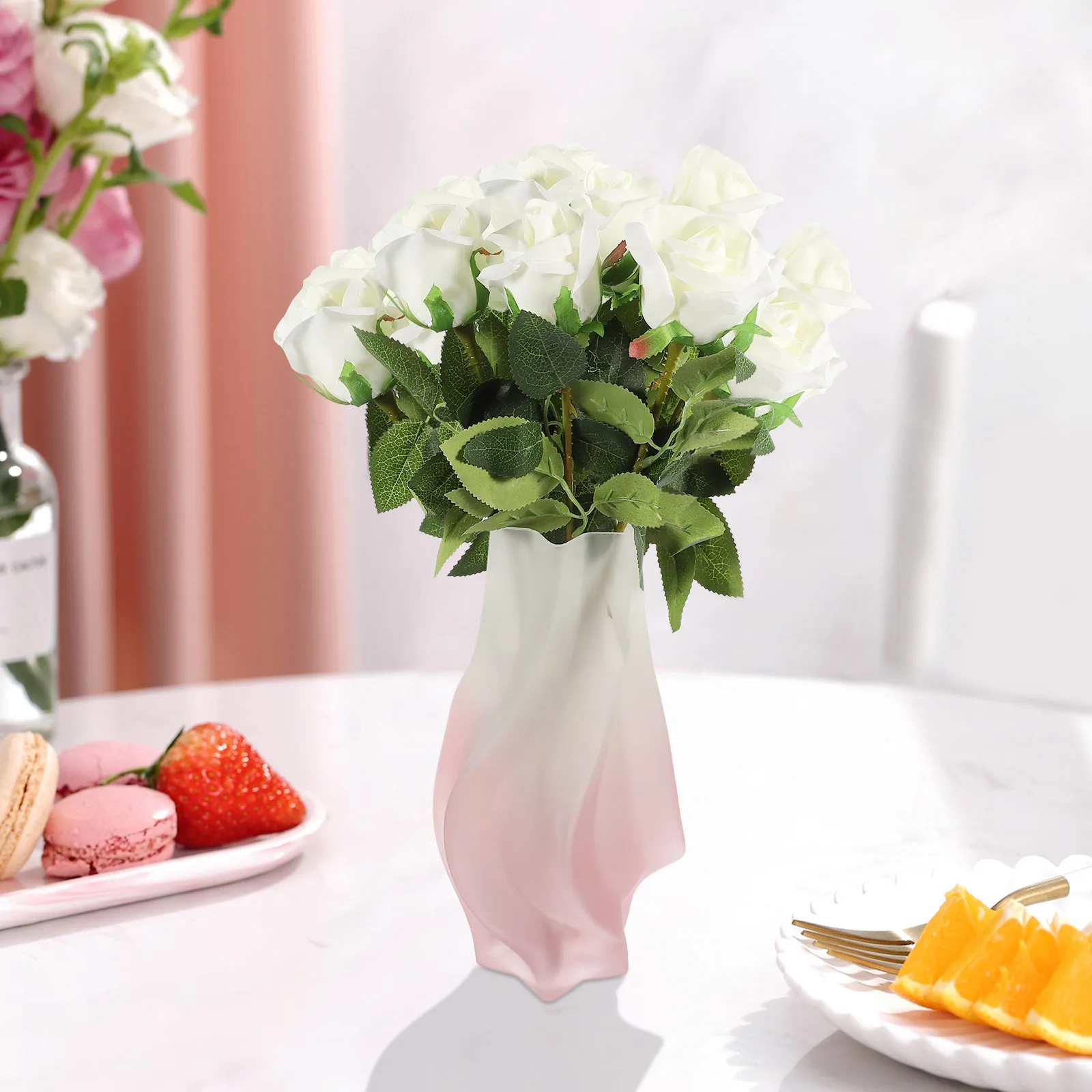 

10 Pcs Rose Decoration Party Decorations Artificial Flower Wedding Indoor DIY Roses Bouquets Pp for Flowers with Stems Table