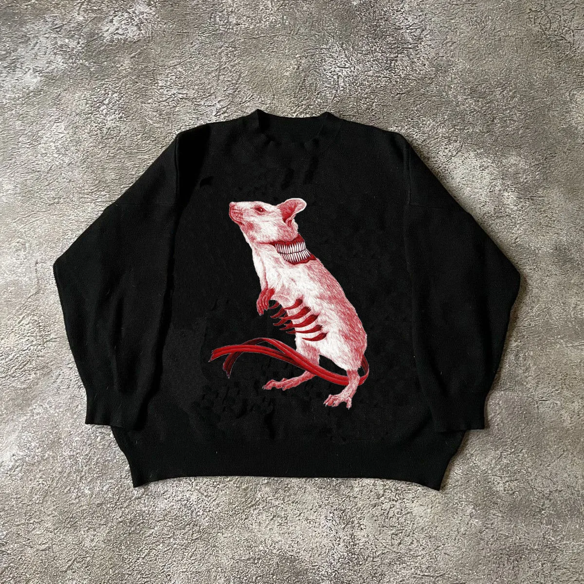 

Winter Women's sweater Knitwear clothes Pullover jumpers Vintage streetwear harajuku gothic y2k Jacquard Knit Long Sleeve top