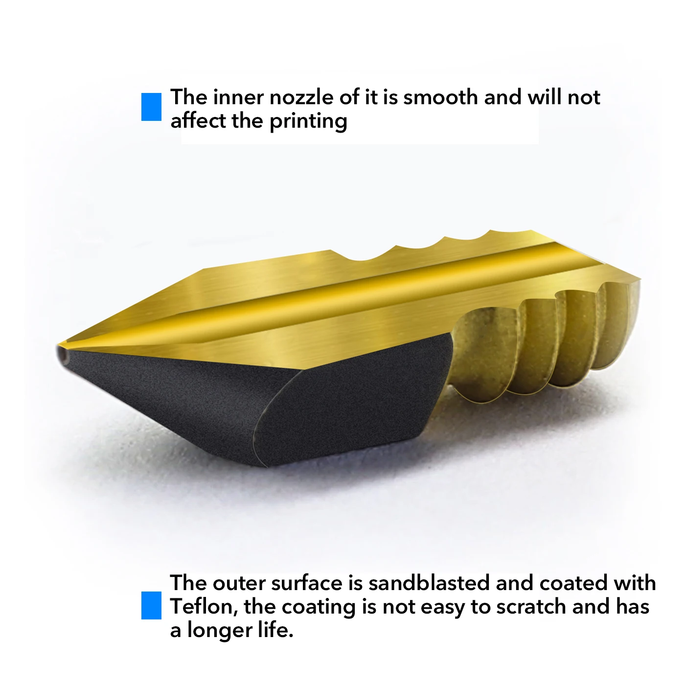 Neue MK8 Beschichtung Düsen V6 0,4mm 0,6mm 3D Druck Teile PETG Nicht-stick J Kopf für Creality e3D 1,75mm A8 CR-10 Ender 3