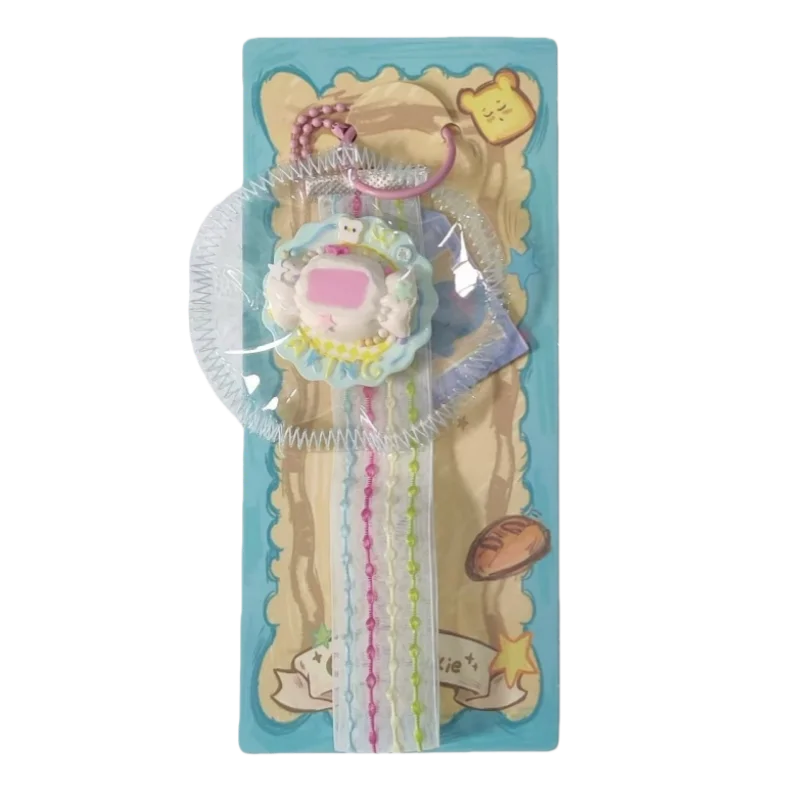 Children's Squishy Squeeze Toy Cartoon Simulation Food Silicone Keychain Slow Rebound Decompression Toy Christmas Gift