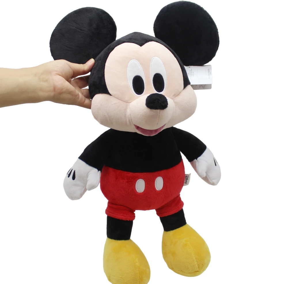 1piece 19inch Disney Mickey Mouse Plush Toys Kawaii Anime Mickey Stuffed Plush Models Dolls Toy Kids Birthday Christmas Gift toy - view 3