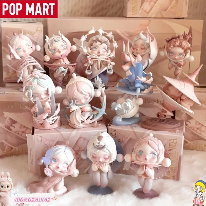 

POP MART Skullpanda The Paradox Series Blind Box Lovely Action Figure Creative Decorative Mystery Box Surprise Dolls Girls Gifts