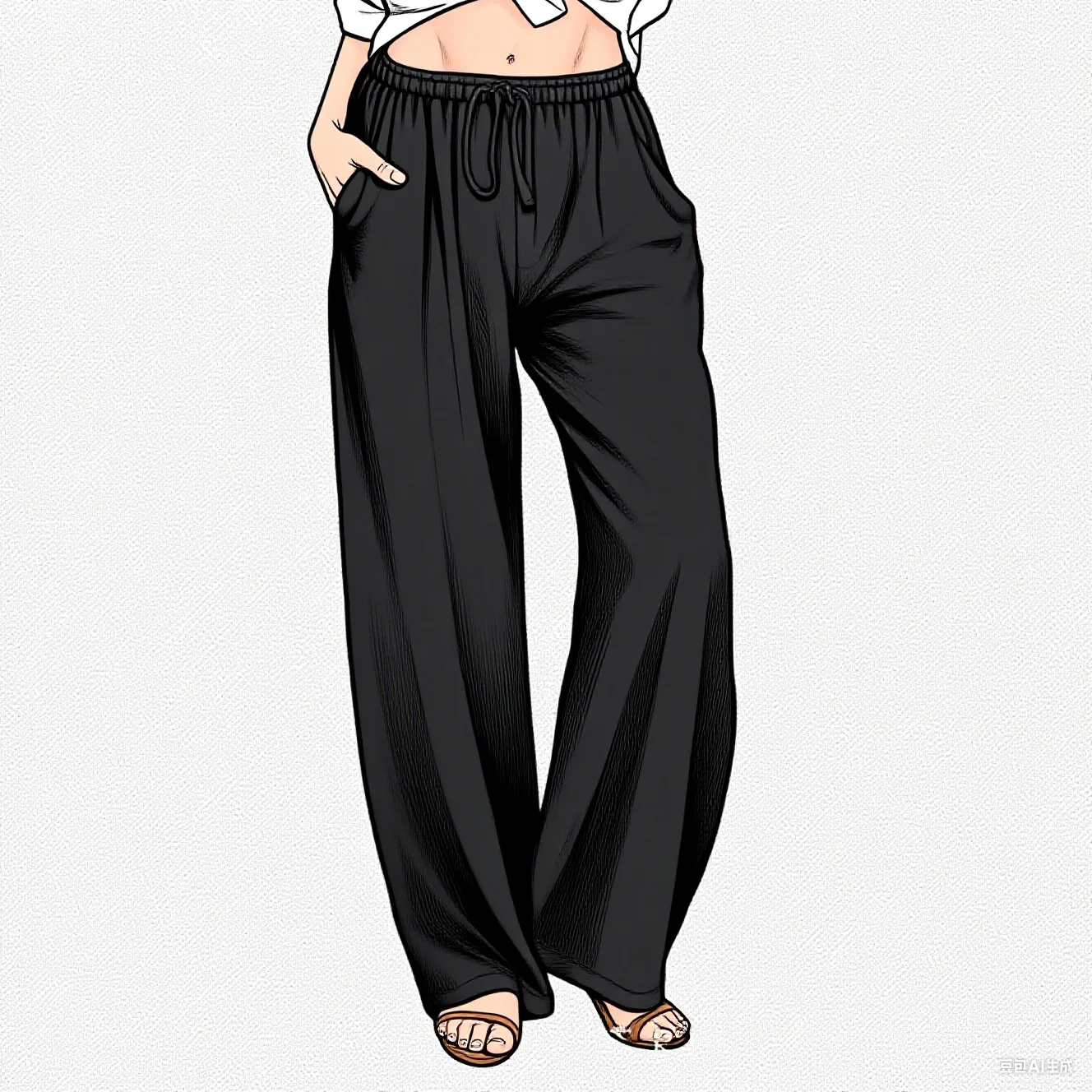 2025 Women's Cotton and Hemp Pants Fashion Harajuku Pants Girls' Extra Large Wide Leg Pants Loose Elastic Waist Running Pants Wo