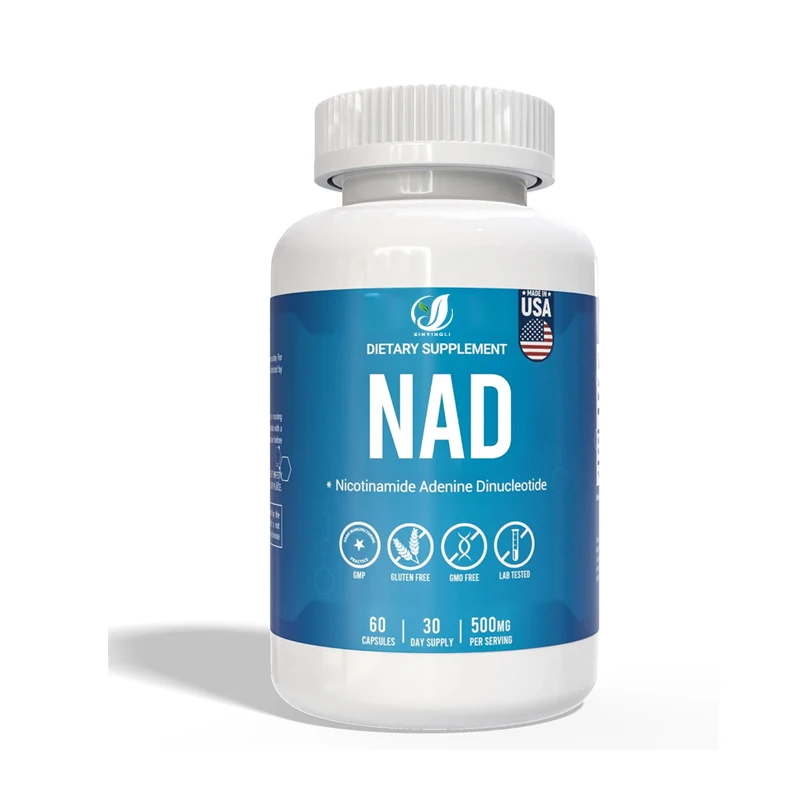 

NAD supplement 60 capsules, non GMO, gluten free, 1 month dose, 1000 milligrams per serving