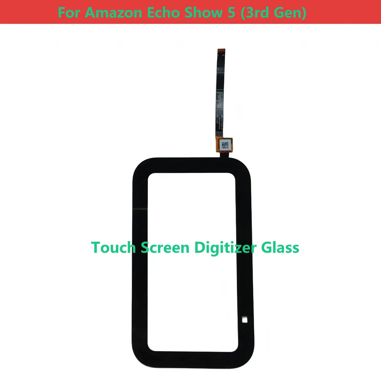 AAAA For AmazXX Echo Show 5 (3rd Gen) H97N6S Touch Screen Digitizer Glass Sensor Replacement