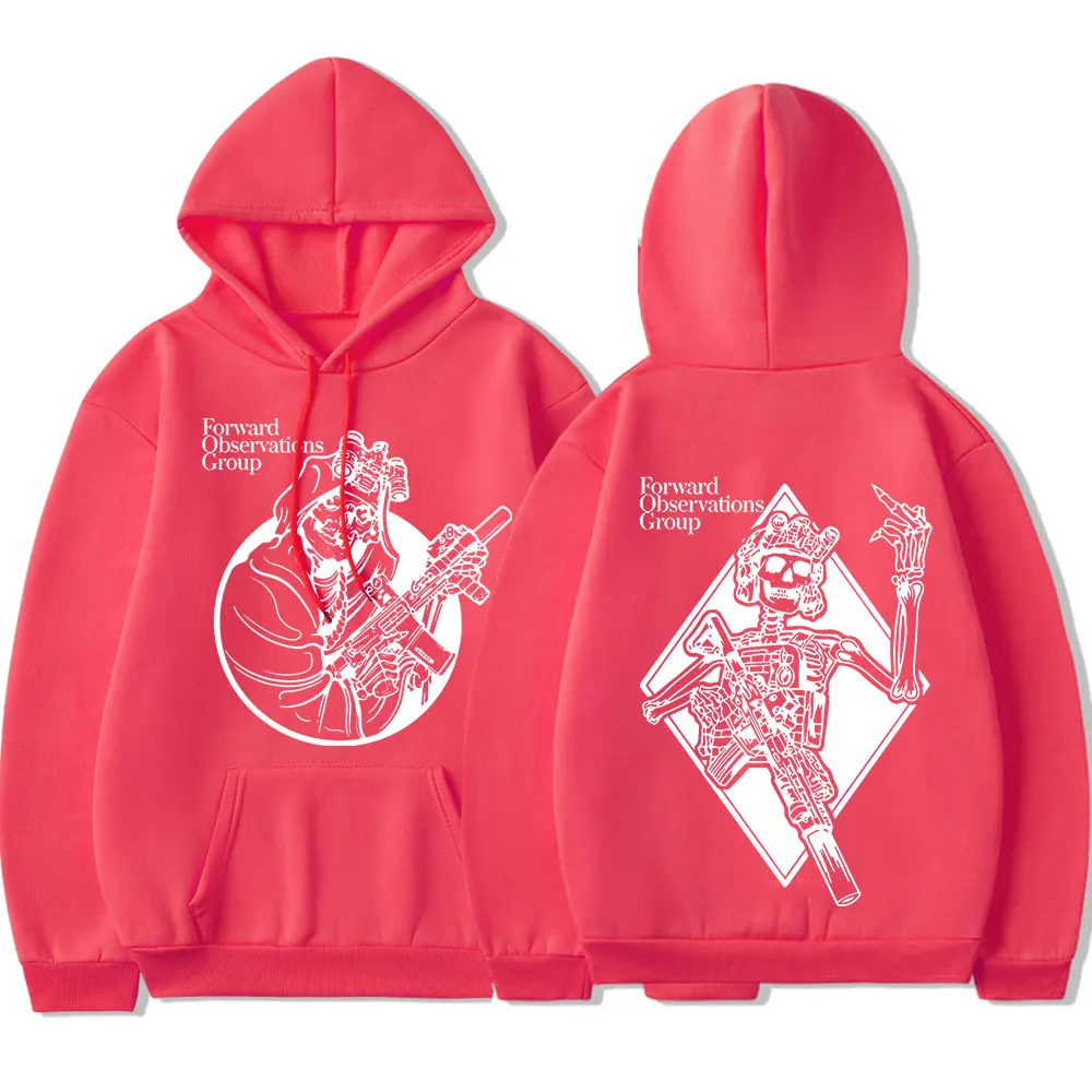 Forward Observations Group Hoodie Punk Skeleton Gothic Hoodies
