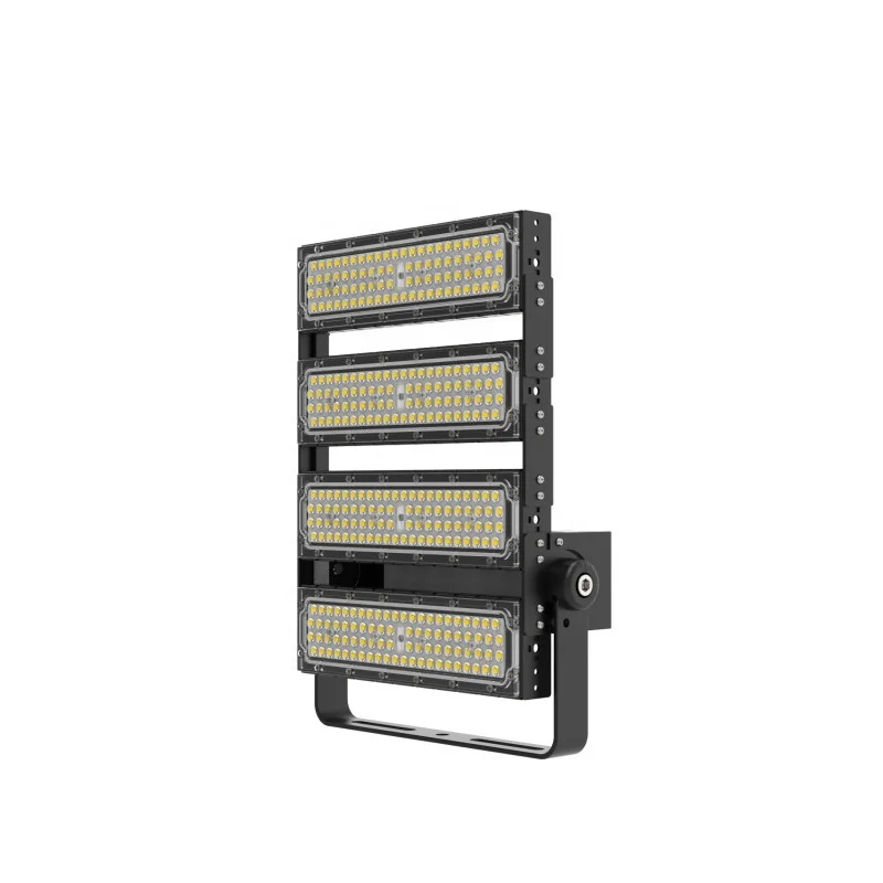 200W 140LM/W High uniformity 4 Module Black Aluminum LED Flood Light 200W For Outdoor Area