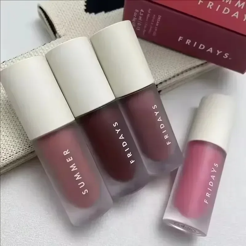 2025 ใหม่สีโกโก้ร้อนกาแฟเย็นฤดูร้อนวันศุกร์ Lip GLOSS Lip Balm Moisturizing Smooth Soft LIPS เครื่องสําอางค์แต่งหน้า Lip Care