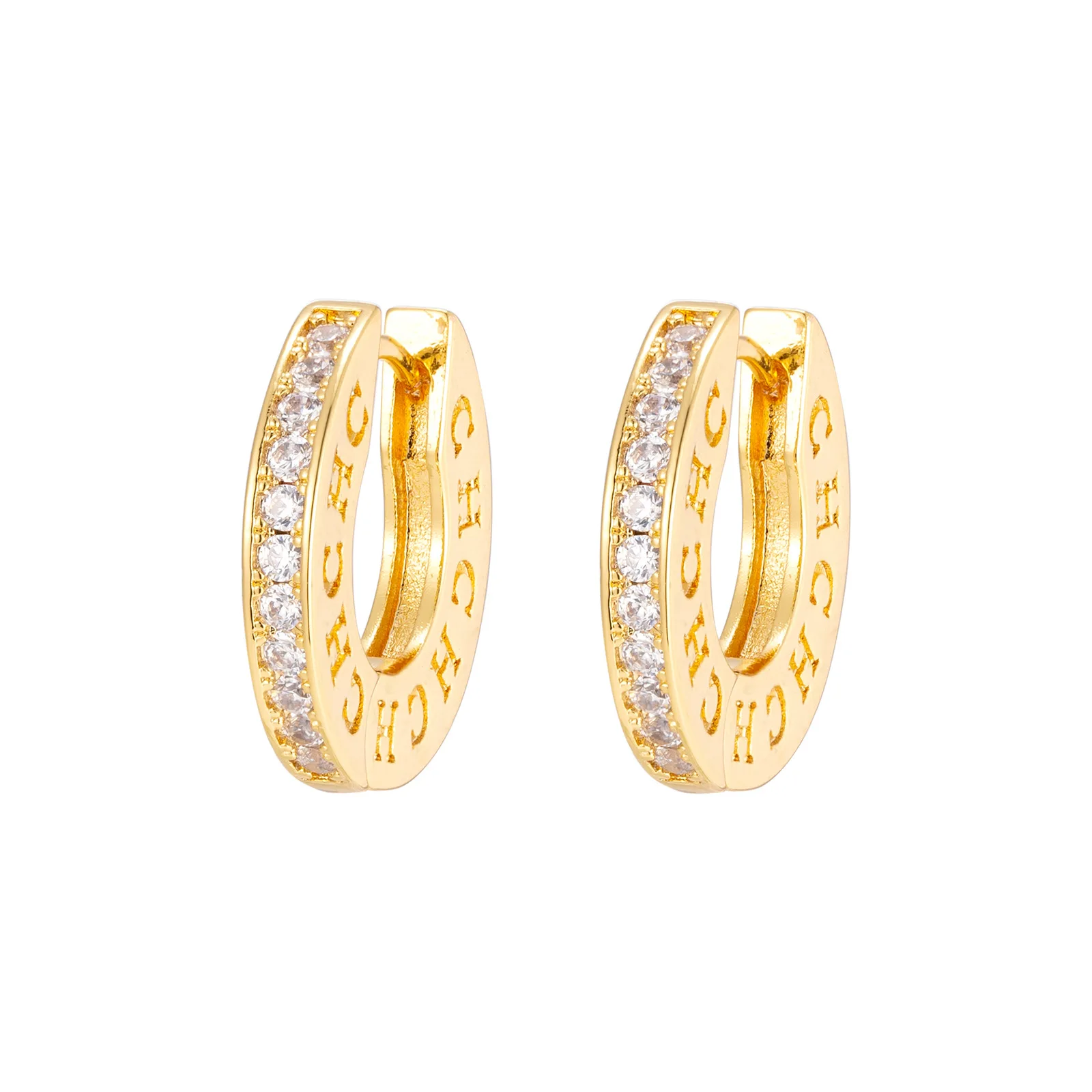 

Unique Circle Zircon Ear Cuffs for Women - Luxury Minimalist Hoop Earrings, High-End Statement Jewelry