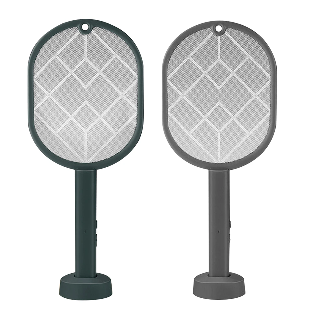 Fly Swatter 2-in-1 Mosquito Racket Insect Killer USB Charging Protective Net Household Supplies for Home Bedroom Living Room