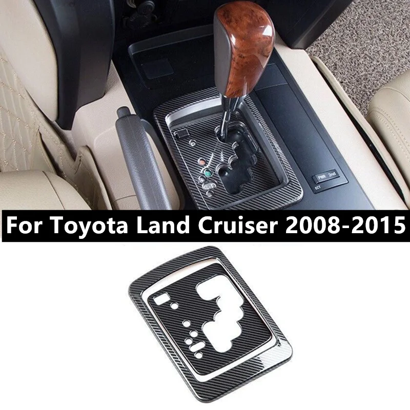 

Carbon Fiber Interior Gear Shift Panel Cover Trim For Toyota Land Cruiser 2008 2009 2010 2011 2012 2013 2014 2015