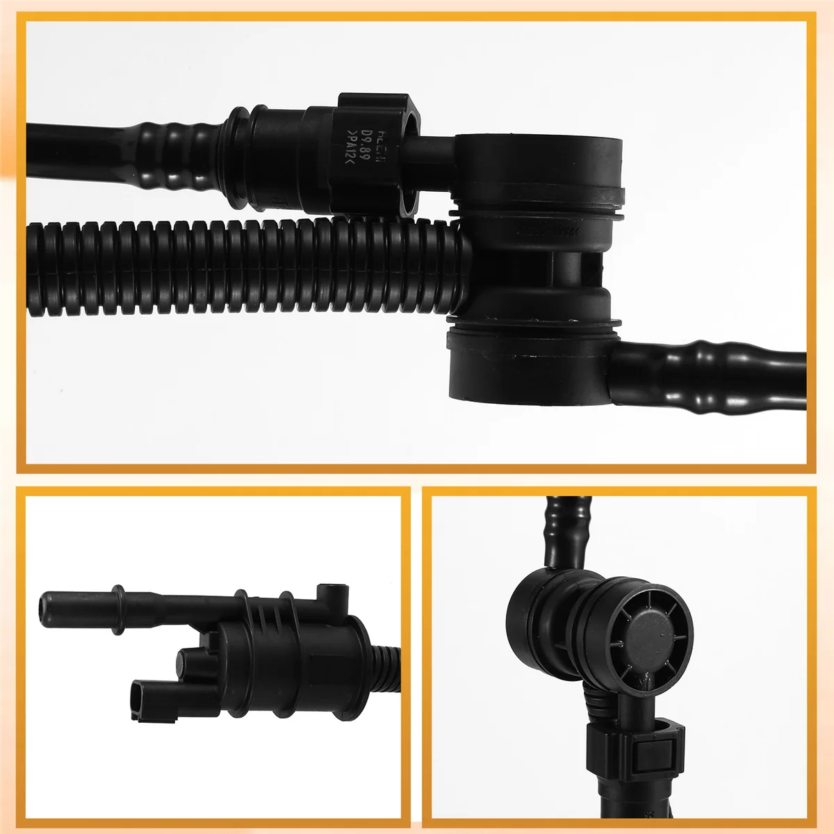 

#417H Vapor Canister Purge Valve for Ford Explorer 2.3 EcoBoost 2016 2017 2018 2019 FB5Z-9G271-A FB5Z9G271A (Black)