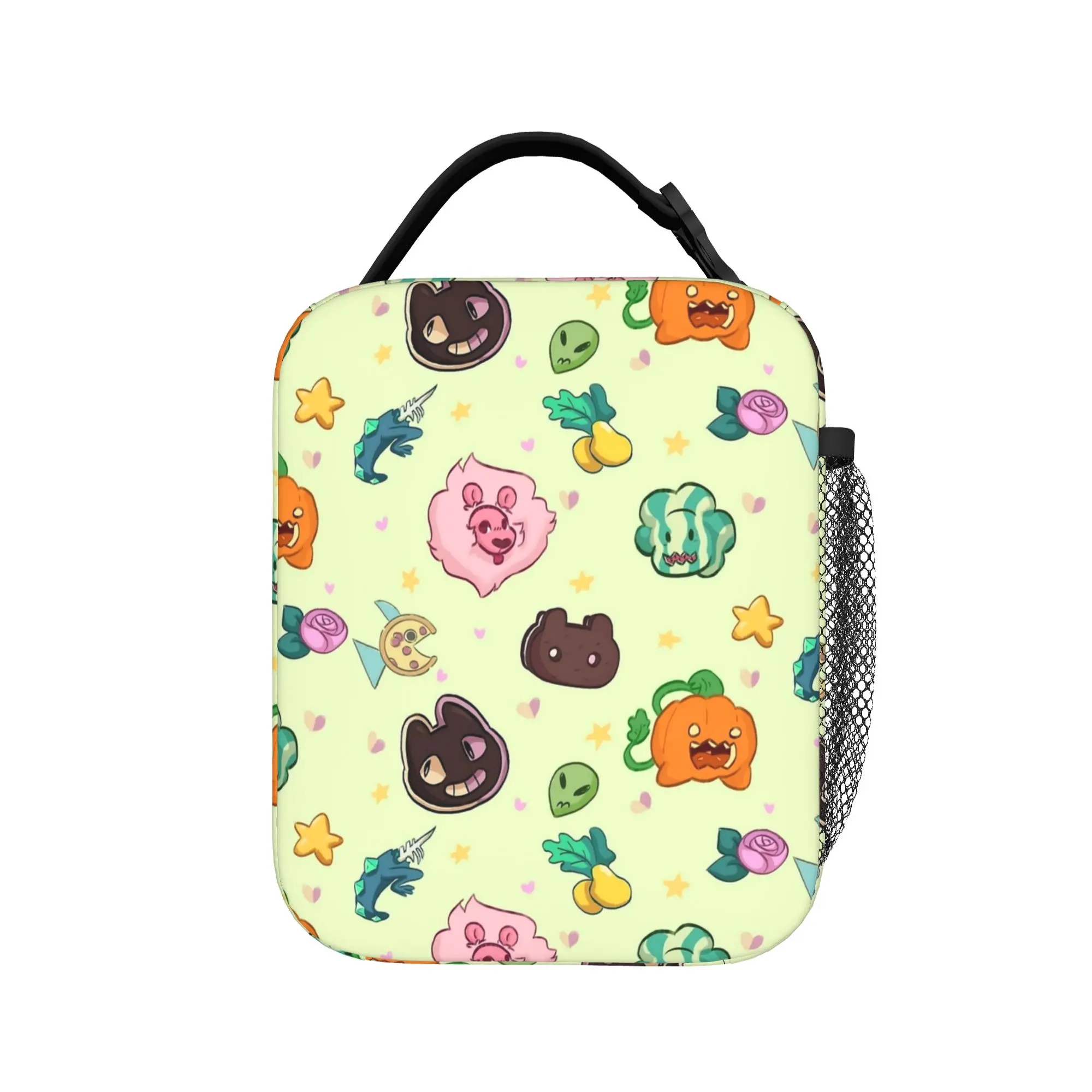 Crystal Gems Steven Universe Lunch Bag  Vintage Lunch Box For Men  Office Cooler Bag Oxford Thermal Lunch Bags