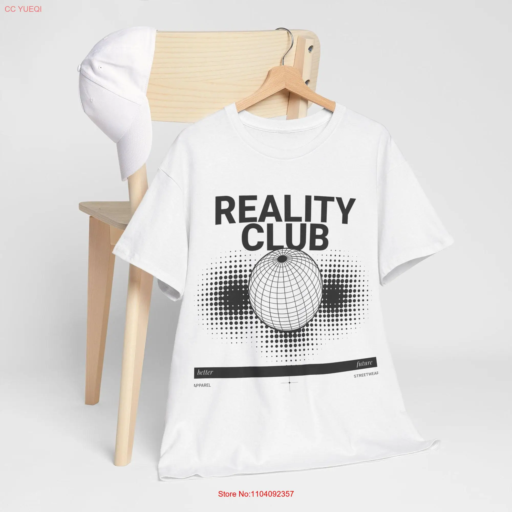 Reality Club T Shirt Premium Cotton Casual Wear Cool and ConfidenT Trendy Statement long or short sleeves