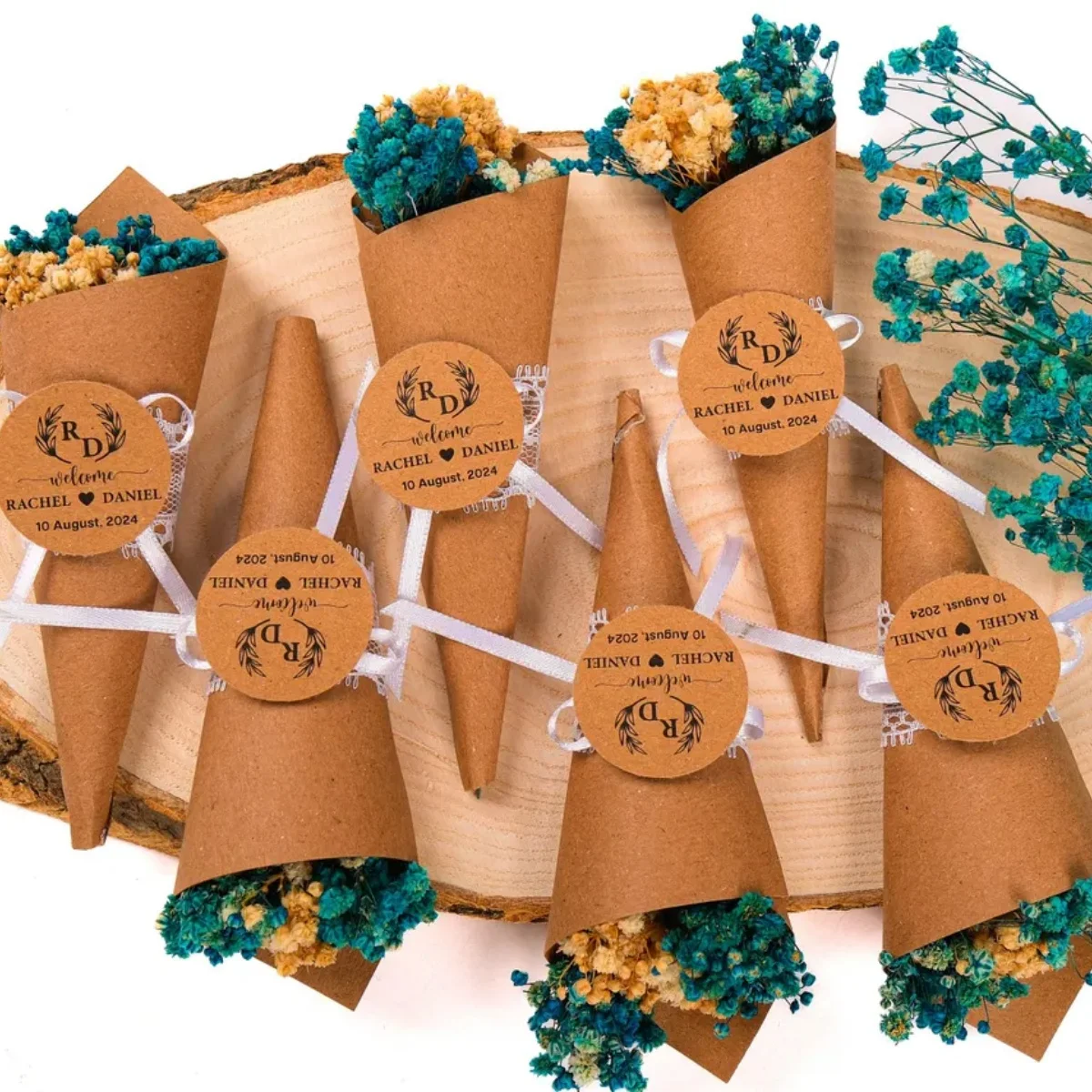 

Мини-букет из сушеных цветов ручной работы, свадебный сувенир, сувенир для свадебной вечеринки, свадебный душ подружки невесты, персонализированная свадебная фау