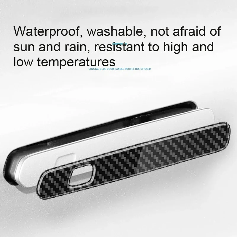 

For LYNK&CO 08 2024-Present 4 PCS Car Drip Glue Door Handle Cover Anti Scratch Auto Exterior Decorat Sticker Accessories