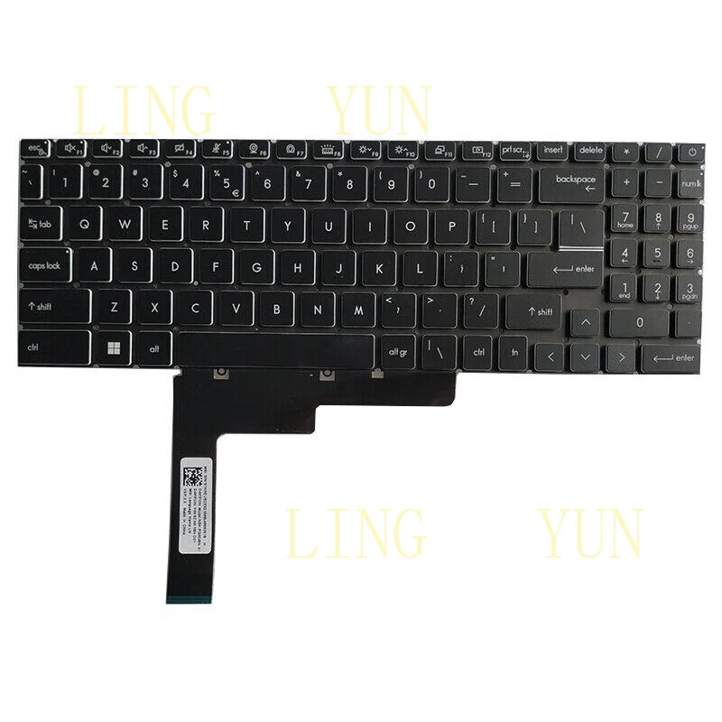 

Клавиатура для MSI Creator Z16HX Studio MS-15G2 B13VETO B13VFTO B13VGTO B13VJTO (US-раскладка)